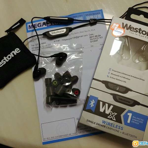 99% 新行貨 Westone WX Bluetooth