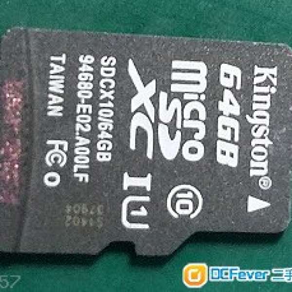 Kingston 64GB microSDXC Class 10 Memory Card