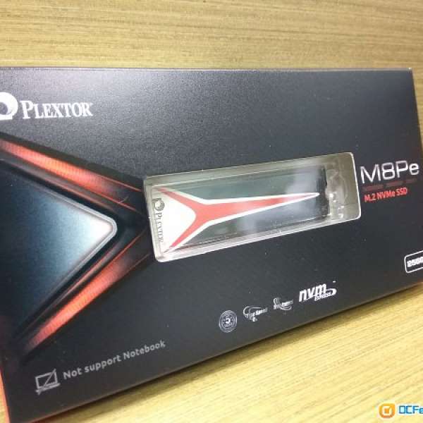 全新 Plextor M8Pe 256GB PCIe M.2 NVMe MLC SSD w/Heat Sink