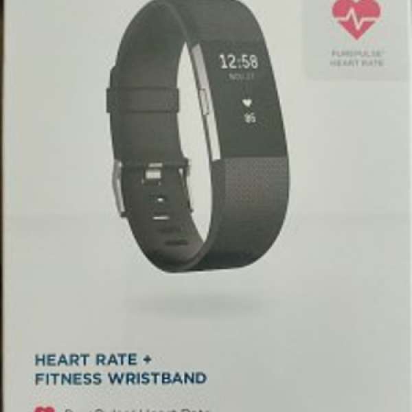 Fitbit charge 2 ( L / 黑色 )