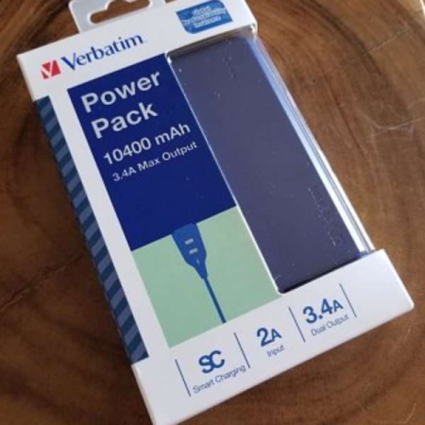 全新未開盒Verbatim Power Pack 10400 mAh 3.4A