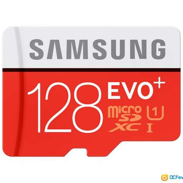 Samsung EVO Plus 128GB, 80MB/s read 20MB/s write - microSD