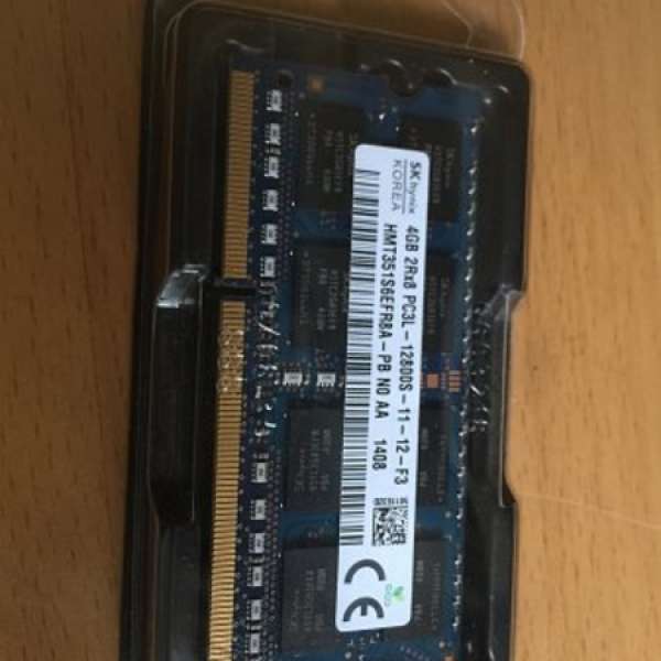 Notebook Ram DDR3 PC-12800 4G Ram