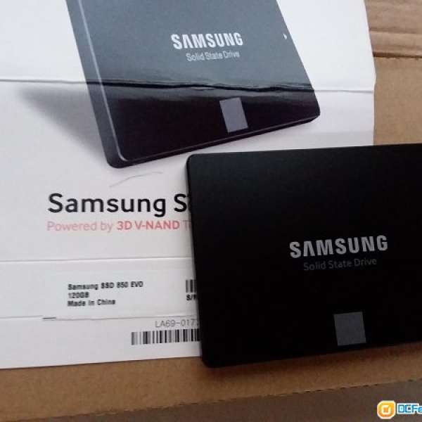 SSD 850 EVO SAMSUNG 120GB under warranty