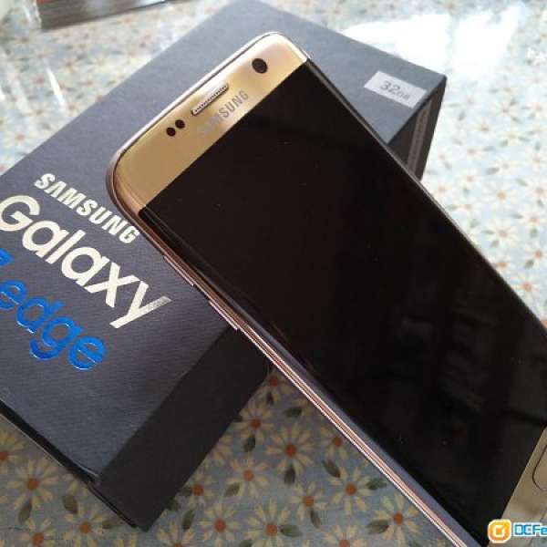 9成新 Samsung Galaxy S7edge 9350 32gb 雙咭金色有盒 3台行機保養已過 機身無花制...