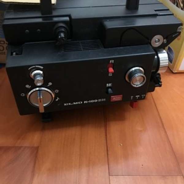 (有盒100% work) Elmo K-100 SM film projector (dual-8mm)
