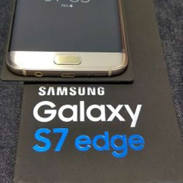 Samsung S7 Edge 32gb  雙卡 金色 港行 9成新