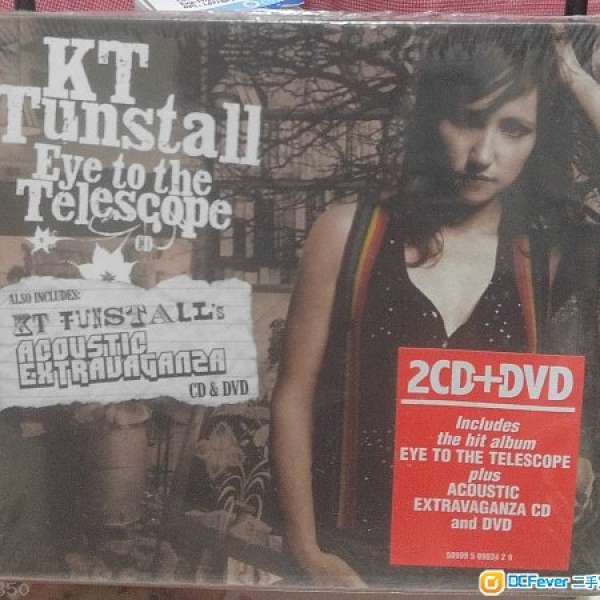 全新未拆 KT Tunstall 首張專輯《Eye to the Telescope》2CD+DVD 限量歐版