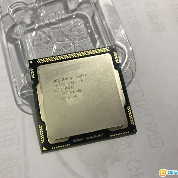 2手 Intel® Core™ i5-750  8M Cache, 2.66 GHz
