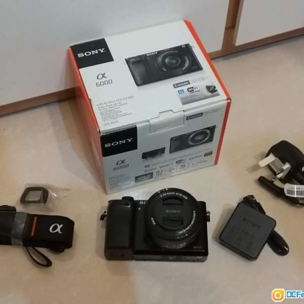 Sony A6000 連16-50mm EZ 電動kit鏡 (新淨少少花）