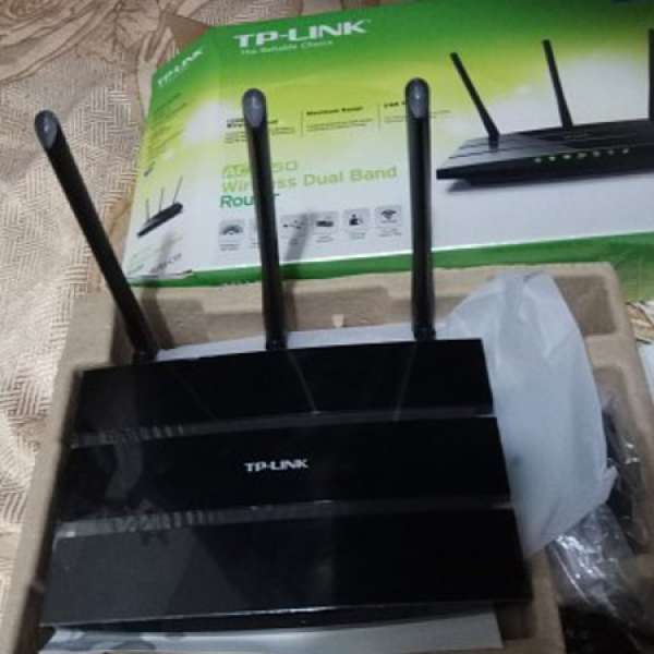 TP-LINK C59 AC1350雙頻Router，原裝ROM自帶OPENVPN／PPTP Server，有單仲有一年保養