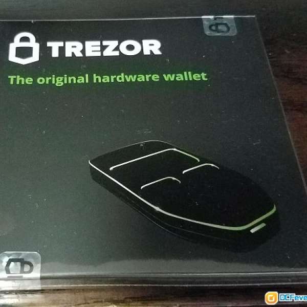 全新(未開盒) TREZOR Bitcoin wallet (black)
