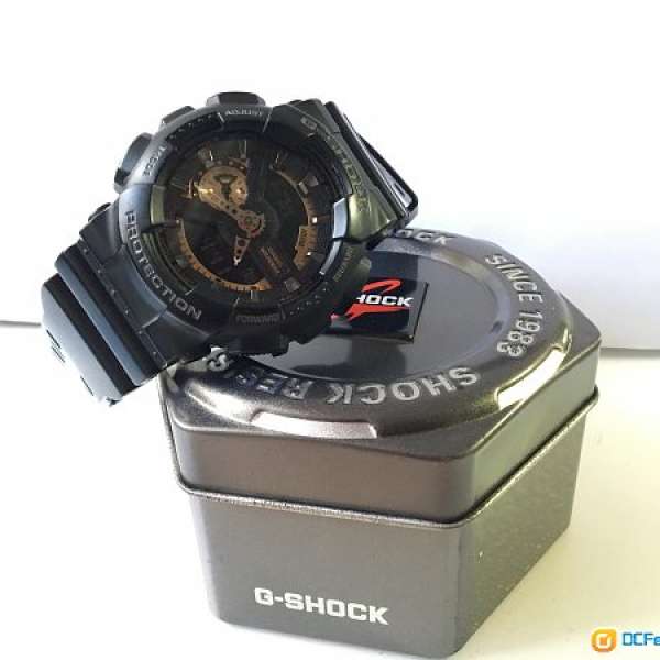 90%新Casio G-Shock GA-110RG 玫瑰金手錶