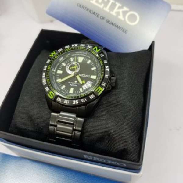 Seiko Analog Casual Watch Automatic Black  Mens SSA097J1 Made in Japan