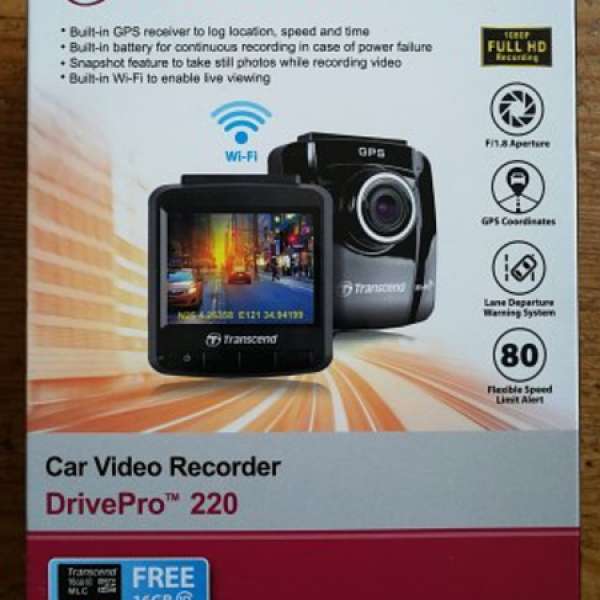 Transcend DrivePro 220 Car Video Recorder