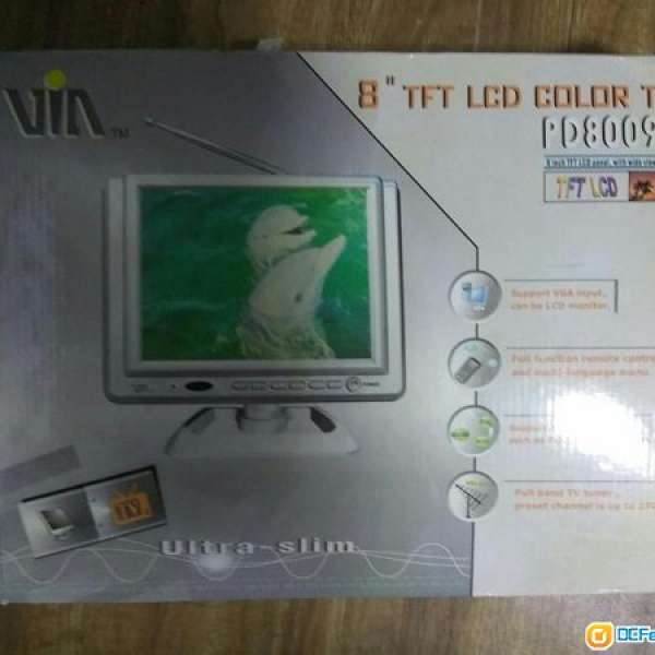 VIA PD8009V 8' TFT LCD Color TV