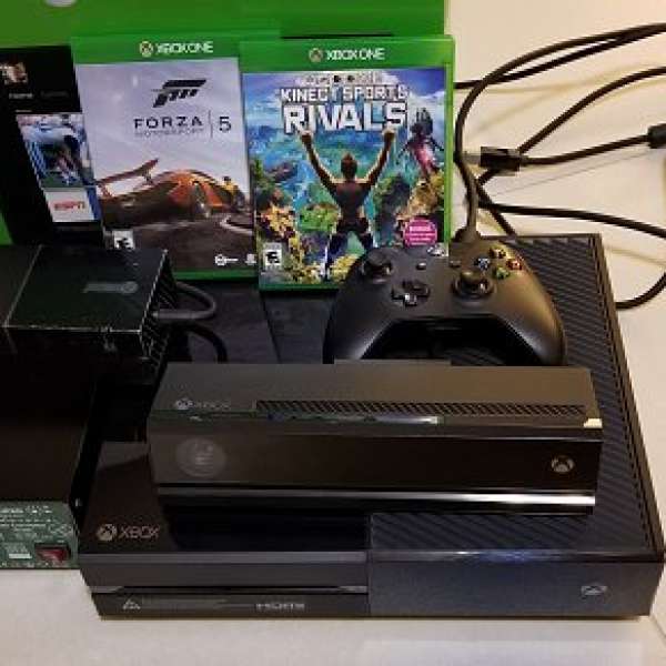 Xbox one 500GB + Kinect +Kinect Sport Rivals + Forza 5