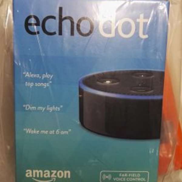 Amazon echo dot 2代 全新黑色未拆包裝