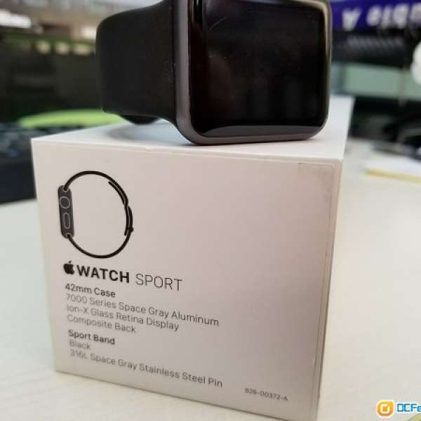 Apple Watch series 1 42mm sport black
