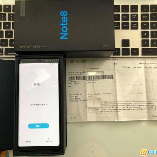 99%新 Samsung Note 8 256GB 星夜黑 香港行貨 請詳看內容