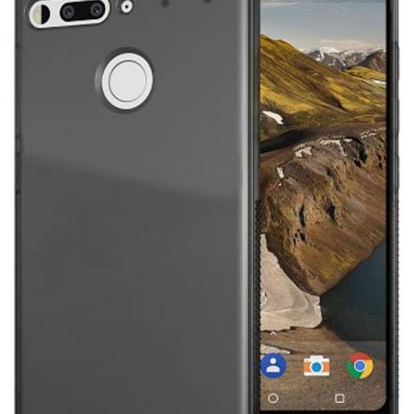 全新TUDIA Essential Phone PH-1 清水套 透黑色 Smoke colour