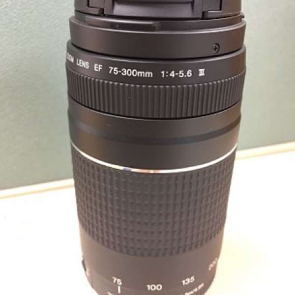 出售 98%新 Canon EF 75-300mm f/4-5.6 III 鏡面有微花