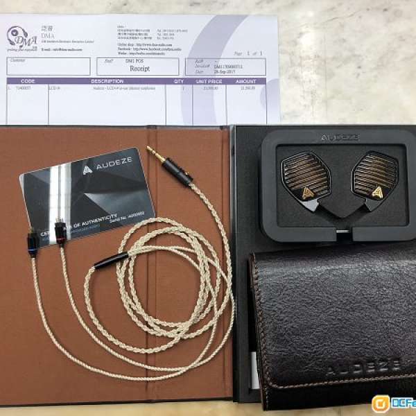 「蜘蛛俠」Audeze -LCD i4 in ear planner Earphones  平板耳機 （香港行貨）