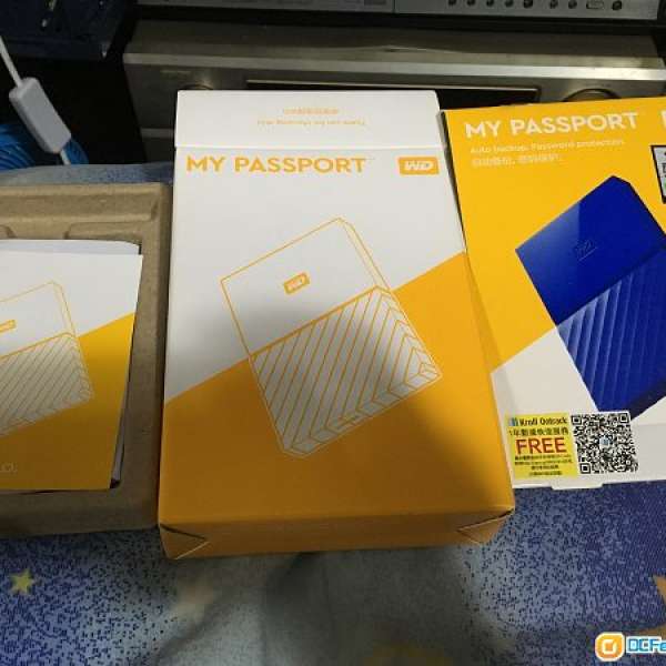 WD mypassport 2tb 藍色 外置硬碟