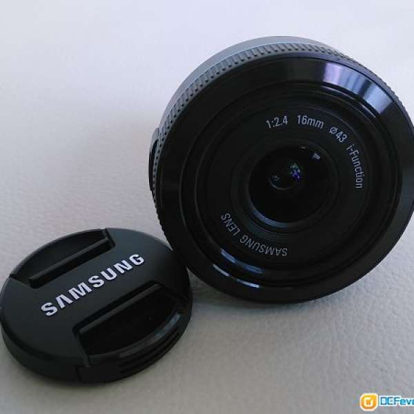 Samsung NX 16mm F/2.4  廣角鏡 黑色