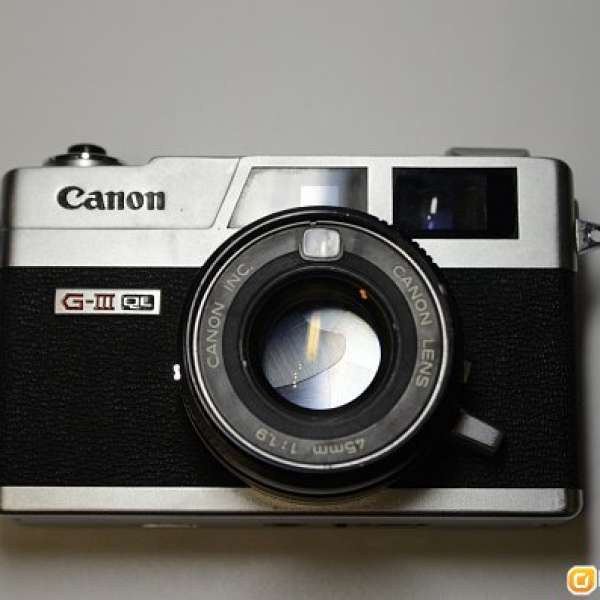 Canon Canonet QL19 GIII 45mm f1.9 (not QL17)