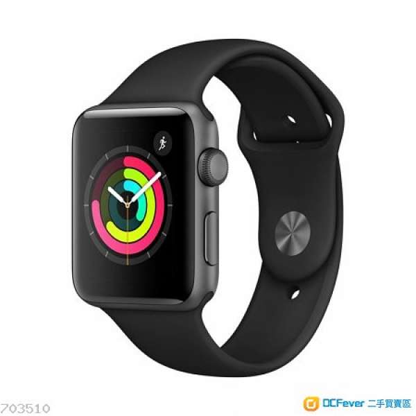 *未拆封 全新Apple watch GPS *Series 3 *42mm 黑色 香港行貨 *100%new ! *