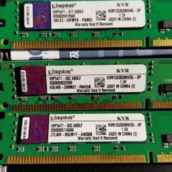 DDR3(1333) 3條RAM