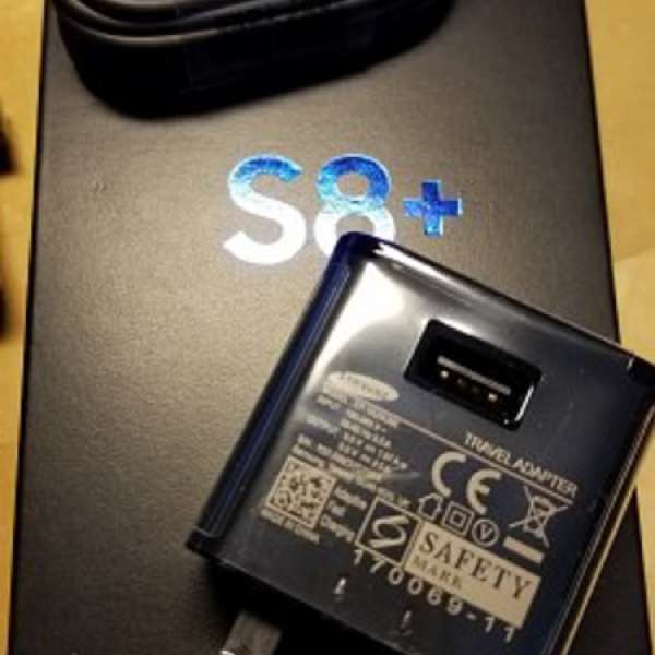 全新未用Samsung S8+/Note8 原廠快充火牛&USB線