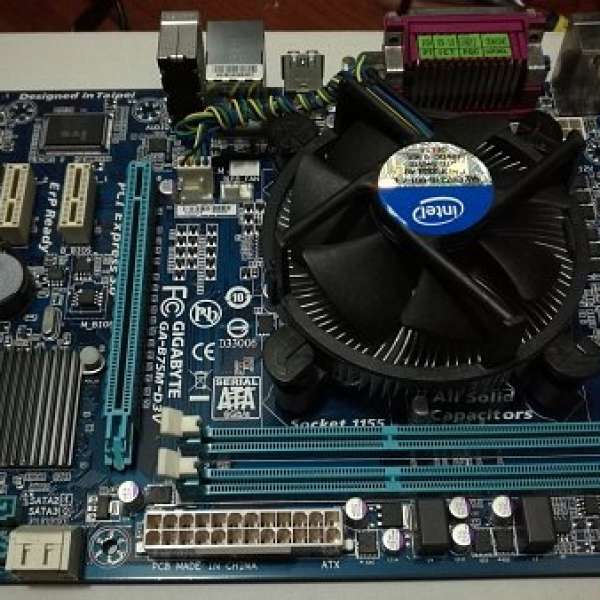 Intel® Core™ i3-2120 處理器 + GA-B75M-D3V 底板