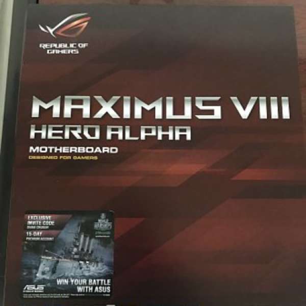 出售：Asus Maxmius VIII Hero Alpha Motherboard