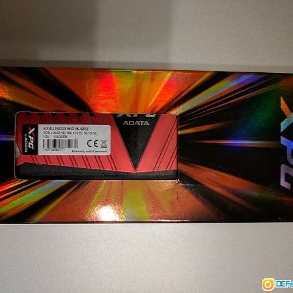 秒 全新 威剛 Adata XPG DDR4 2400 MHz 16GB Ram 記憶體