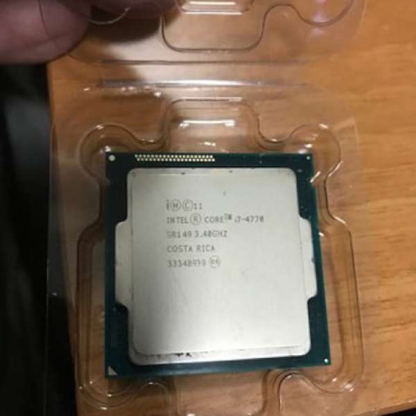 Intel I7 - 4770 (3.4G 8M LGA1150 CPU Box (Haswell) 4 core 8 thread)