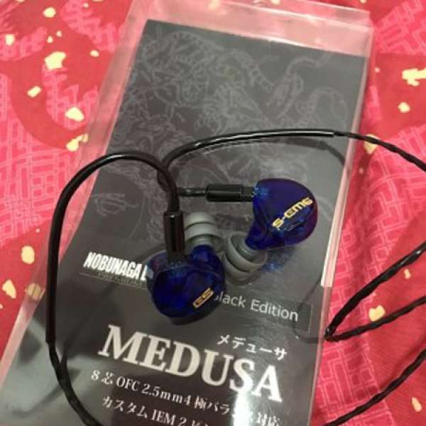 Earsonic sem6 6單元動鐵 加 Nobunaga Labs Medusa 2.5mm 升級線