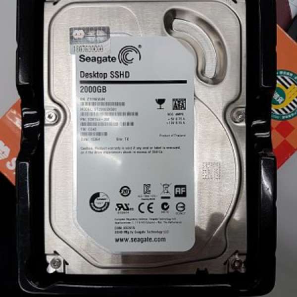 Seagate SSHD ST2000DX001 3.5 有保養 100% 正常運作