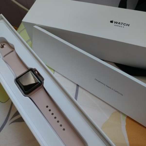 95% new Apple watch series 3 rose gold