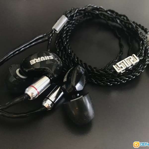 Westone shure ue900 合用4絞單晶銅合金升級線3.5mm直插頭