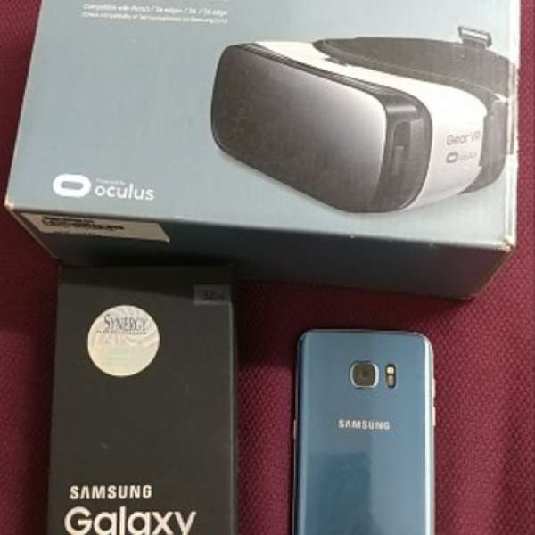 Samsung S7 Edge G9350 藍色 32GB + Gear VR R322 可換機