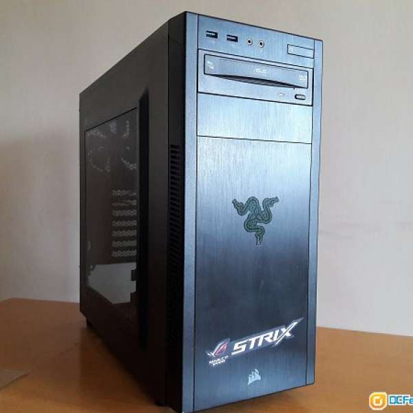 95%新Corsair Carbide100R機箱 連 DVD rom有后風扇100%正常