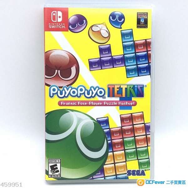 Switch NS Game Puyo Puyo Tetris S 魔法氣泡 俄羅斯方塊