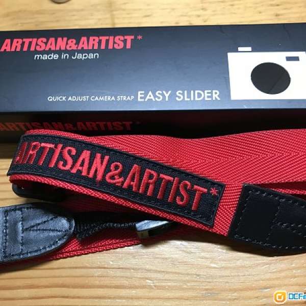 Artisan & Artist easy slider 相機帶 紅色 A&A