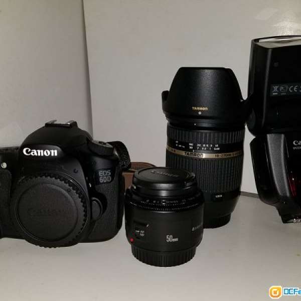 Canon 60D + EF 50mm f/1.8 + 580 EXII +TAMRON AF 18-270mm