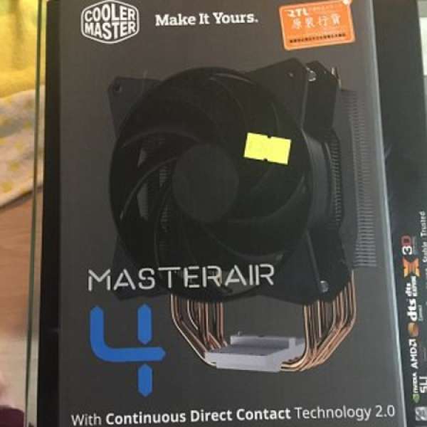 100% 全新Cooler Master Masterair 4 CPU cooler
