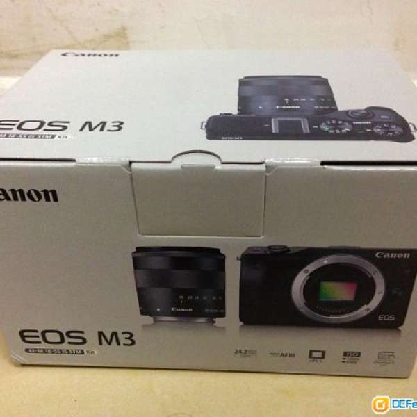 Canon eos m3 fullset (黑色)