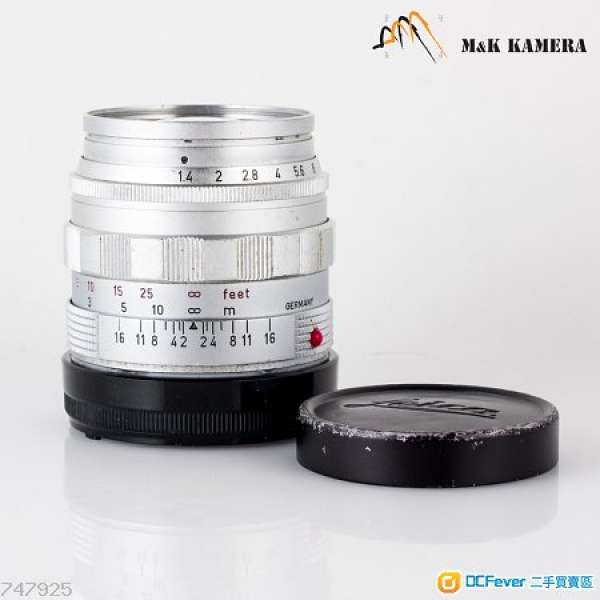 [有分量銀色]Leica Summilux M 50mm/F1.4 I Silver Len $11800