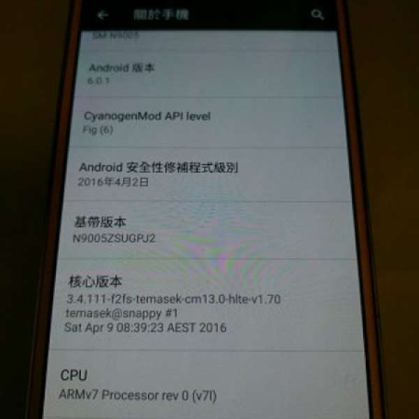 Samsung Note3 SM-N9005 90% New